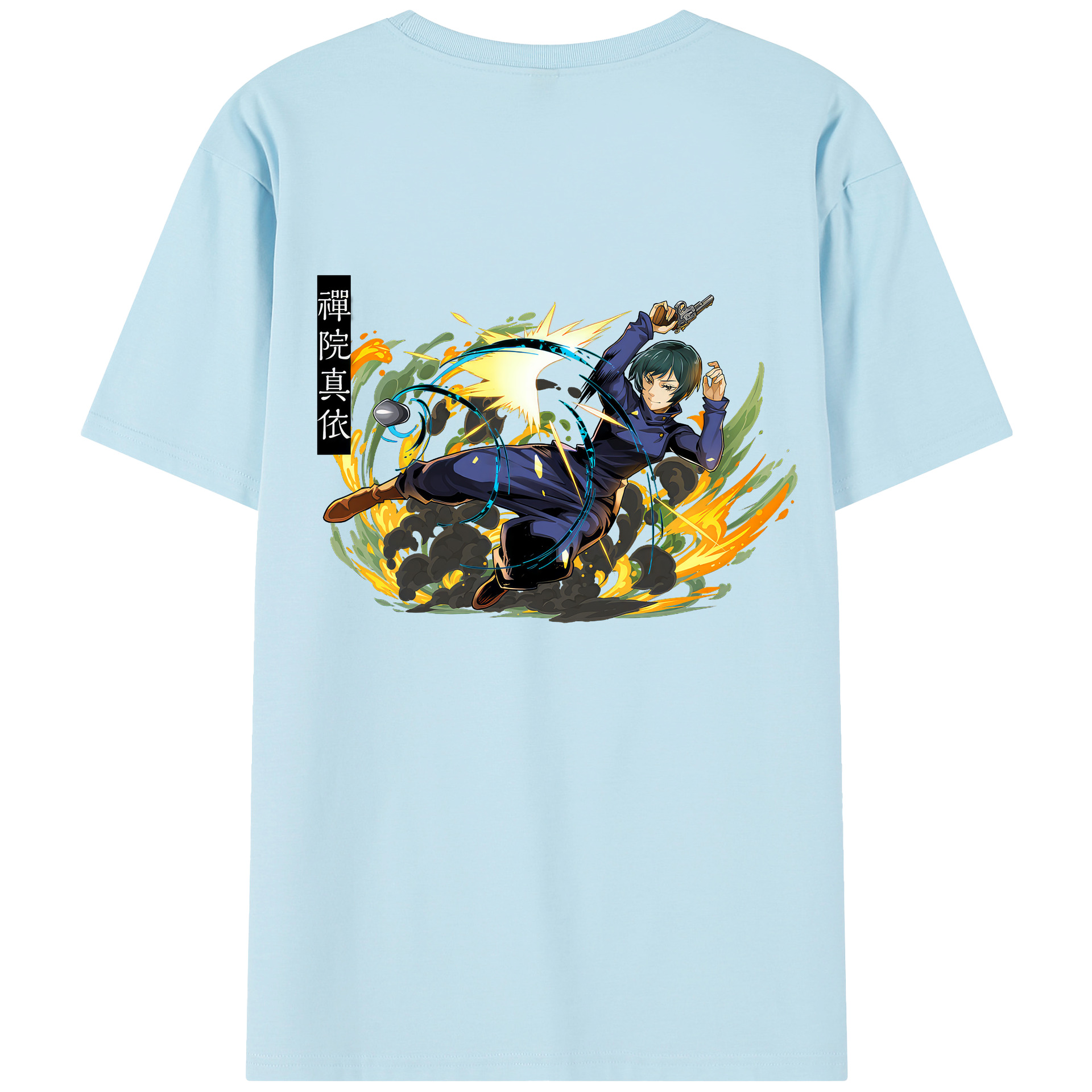 （画像用） 呪術廻戦 Jujutsu Kaisen 綿100％半袖Tシャツ（背面プリント）